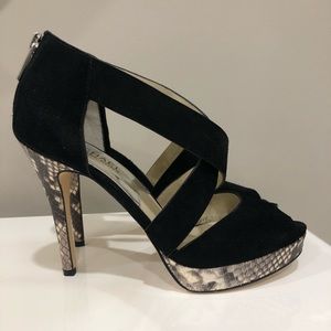 MICHAEL Michael Kors Snakeskin Print Heels